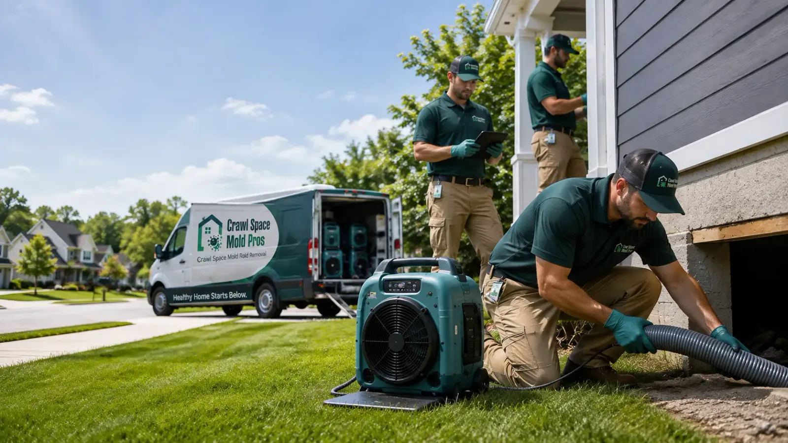 Crawl Space Mold Removal in Pasadena, MD